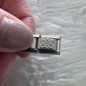 Butterfly Silver Tone Italian charm